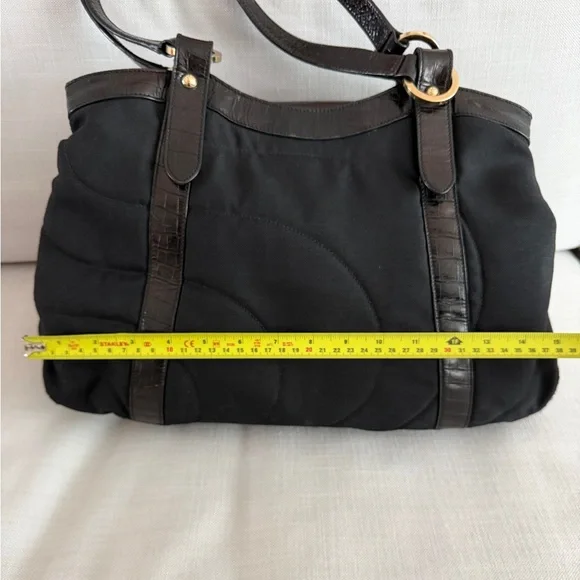 Montblanc Starisma Vintage Tote Made in Italy Black Luxury Bag - Picture 14 of 16